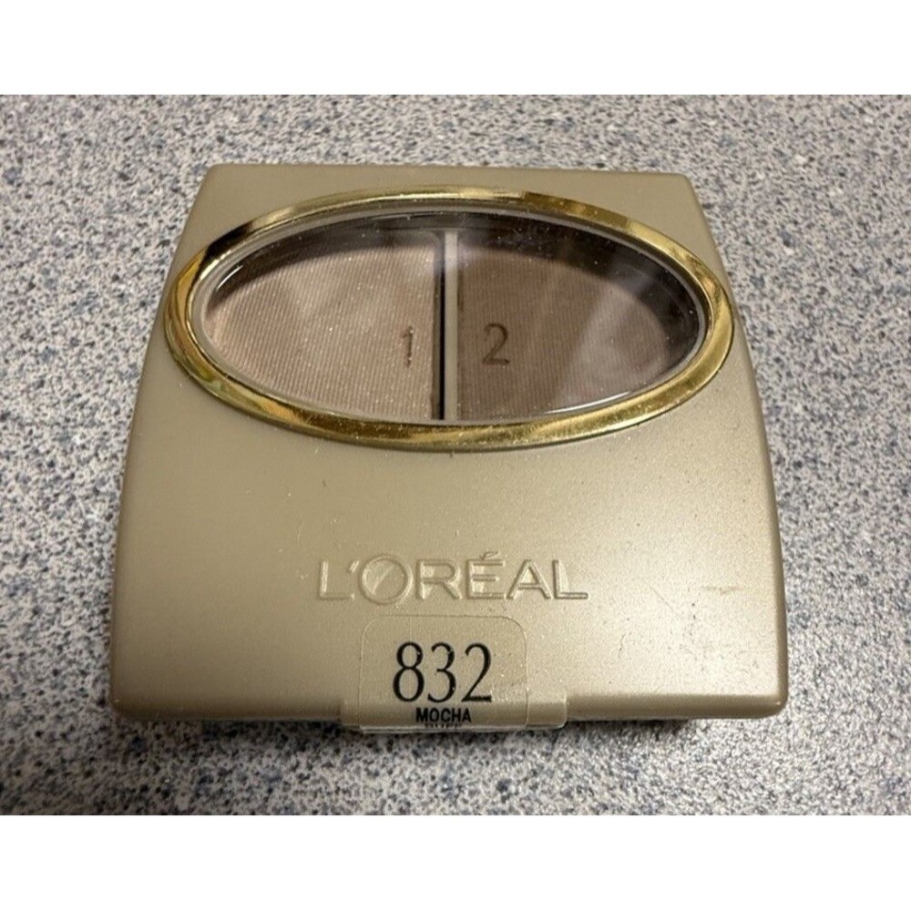 New L'OREAL WEAR INFINITE Eye Shadow Duo - #832 MOCHA BUFF Matte/Perle *RARE